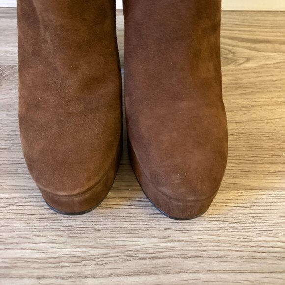 Gucci Madame Suede Leather Platform Knee High Boot EU Size 36 NWT - Picture 10 of 16